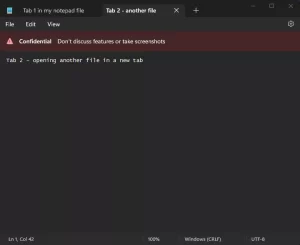 برنامه Notepad