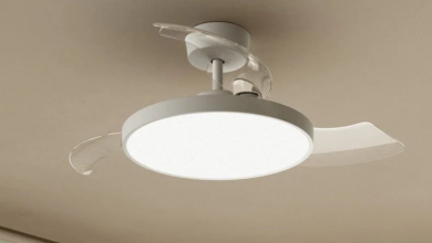 پنکه سقفی هوشمند شیائومی Mijia Fan Light معرفی شد