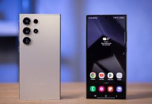 تصویر مقایسه ای دو گوشی گلکسی اس 25 اولترا و اس 24 اولترا