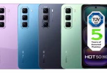 تصویر رندر گوشی اینفینیکس Hot 50 Pro 4G منتشر شد