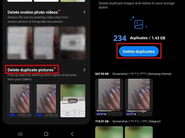پاک کردن عکس تکراری گوشی اندرویدی از طریق فایل منیجر