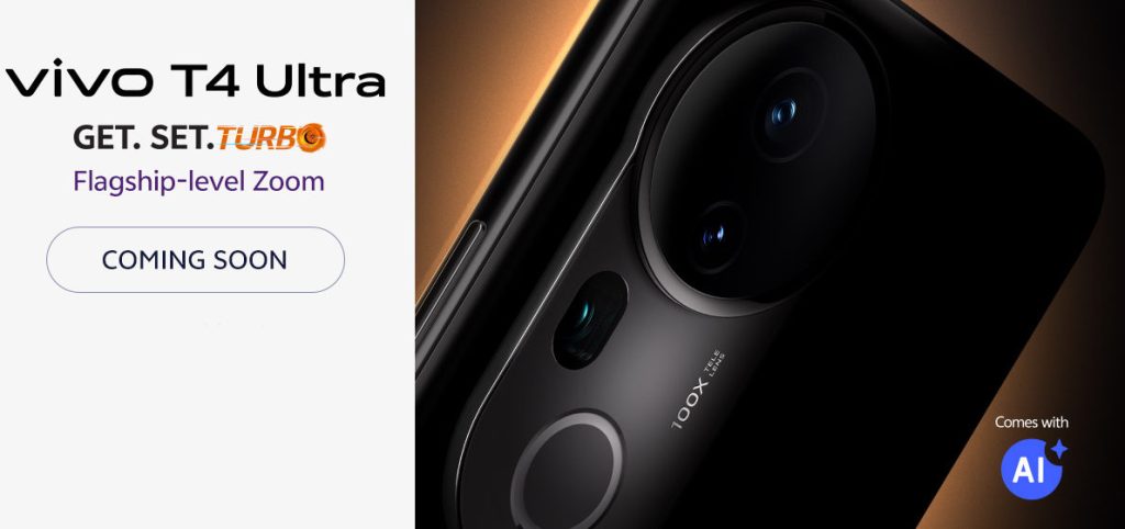 ویوو T4 Ultra یک گوشی با دوربین برجسته است