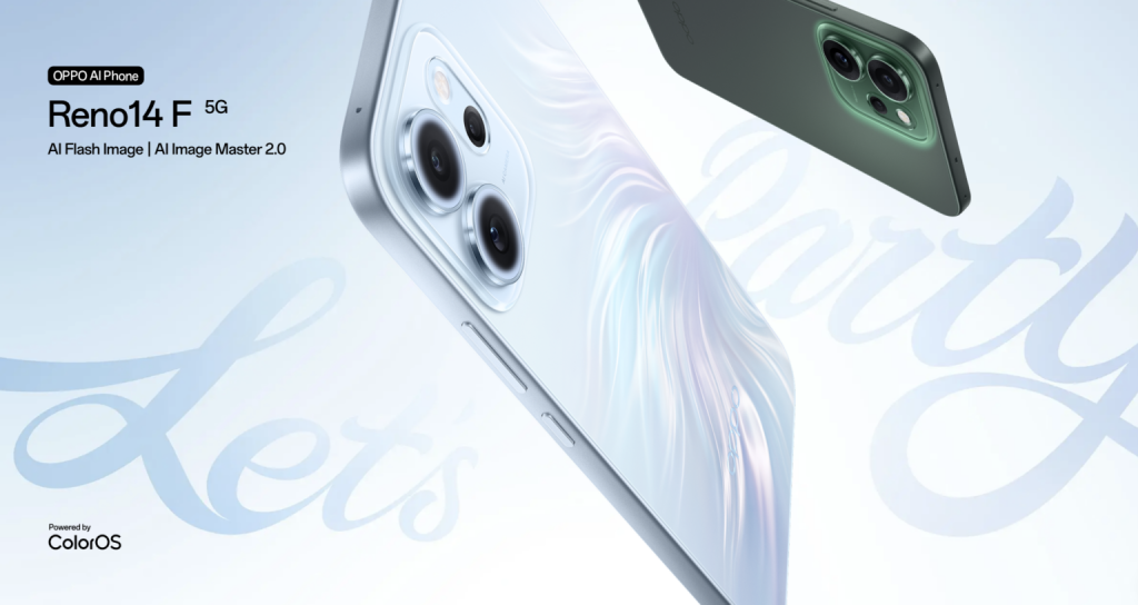 اوپو Reno 14F 5G با باتری 6000 میلی آمپرساعتی معرفی شد
