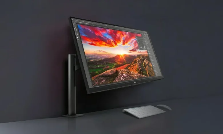 برند ال جی از نمایشگر جدید 31.5 اینچی 4K خود رونمایی کرد