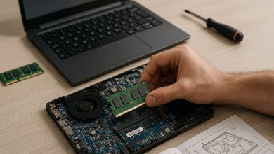 آموزش تعویض رم