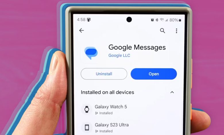 گوگل Messages