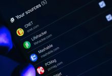 انتخاب منابع دلخواه گوگل