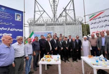 بهرهبرداری از سایت روستایی ایرانسل در مازندران