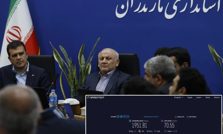 ثبت سرعت ۱.۹۵۱ گیگابیتی 5G ایرانسل در حضور معاون رئیسجمهوری