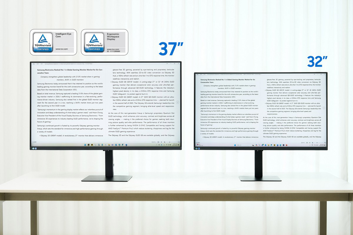مانیتور 37 اینچی سامسونگ