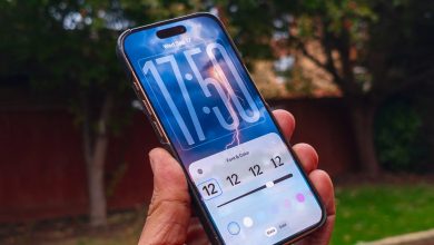 بزرگ کردن ساعت آیفون iOS 26