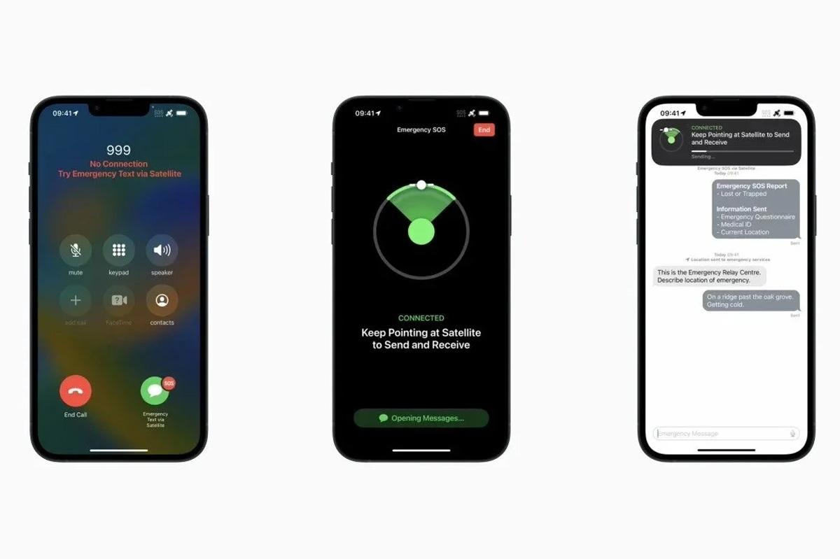 اتصال ماهواره‌ای اپل