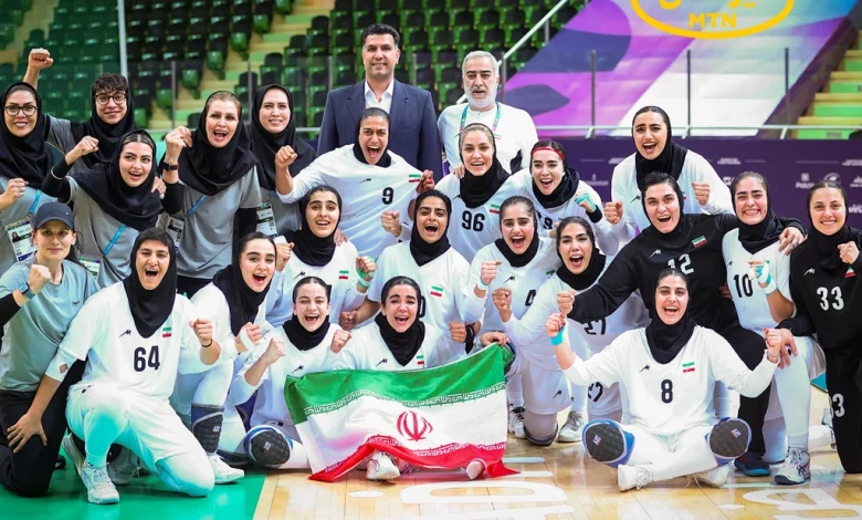 درخشش هندبال بانوان ایران با حمایت ایرانسل