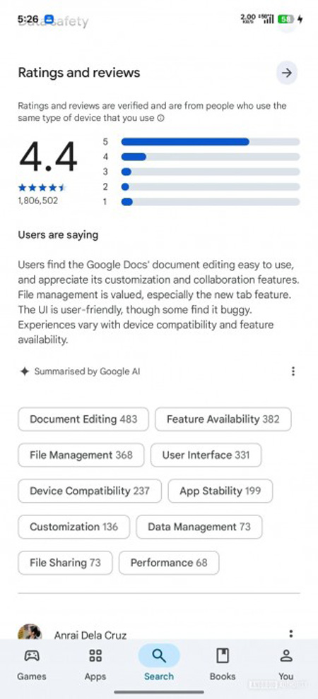 گوگل پلی هوش مصنوعی