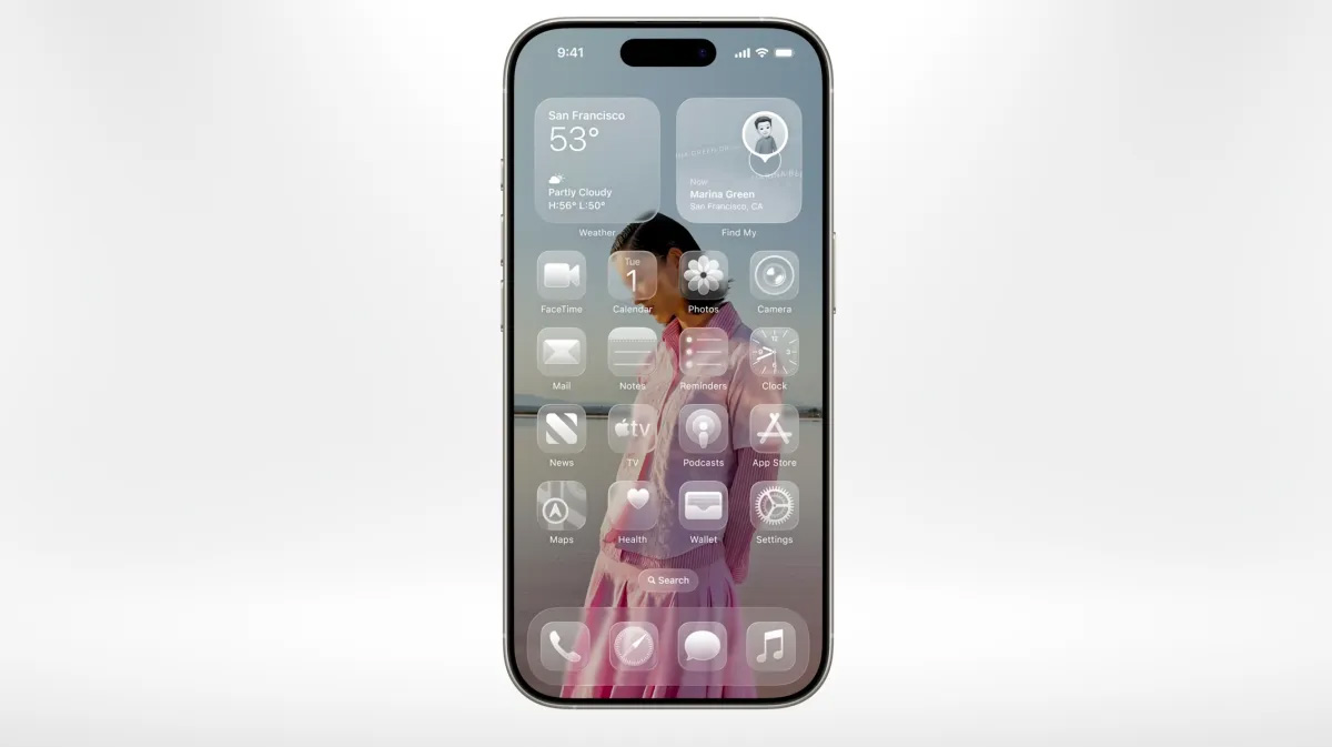 شیشه مایع iOS 26.1