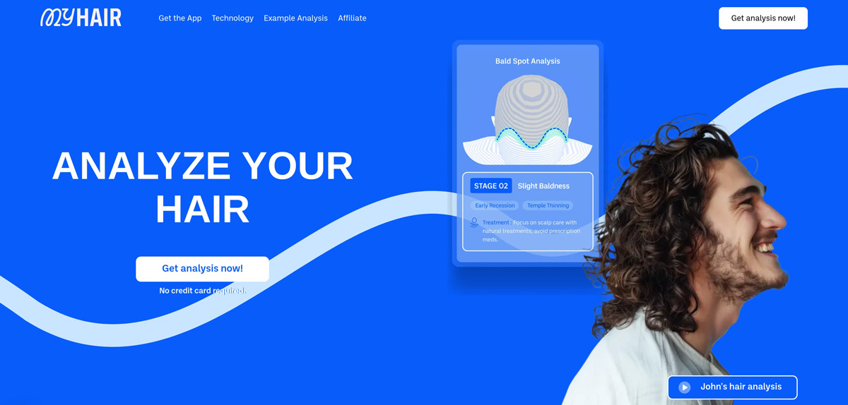 هوش مصنوعی ریزش مو My Hair Ai