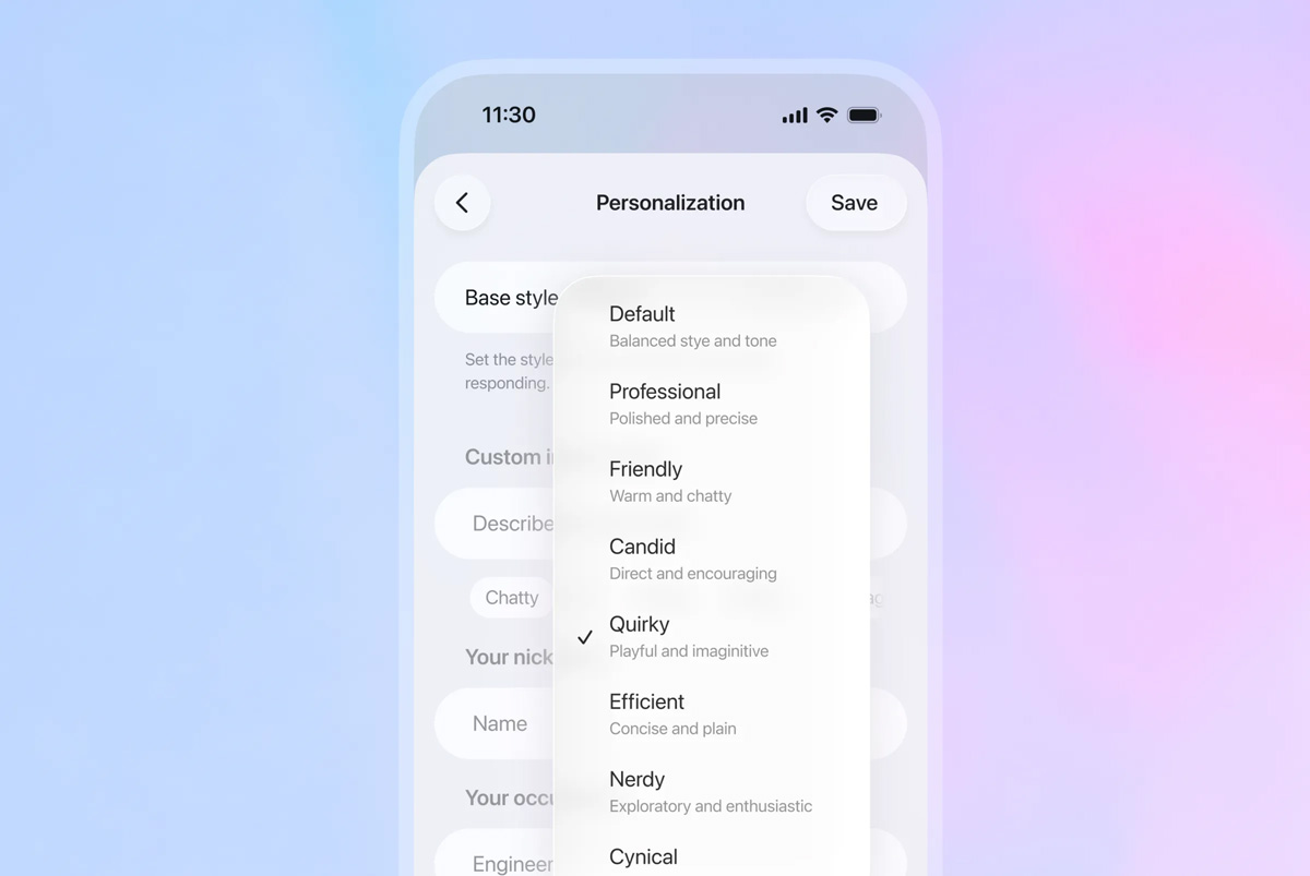 هوش مصنوعی چت جی‌پی‌تی 5.1