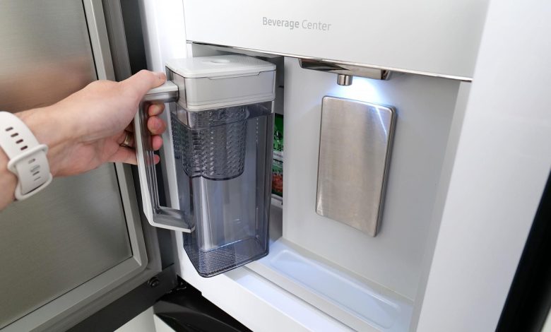 مرکز نوشیدنی سامسونگ در یخچال Bespoke AI