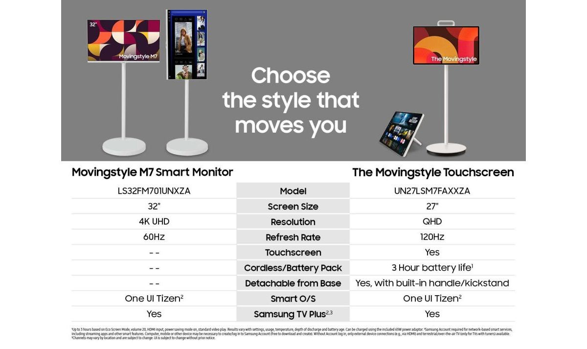 مانیتور قابلحمل سامسونگ Movingstyle
