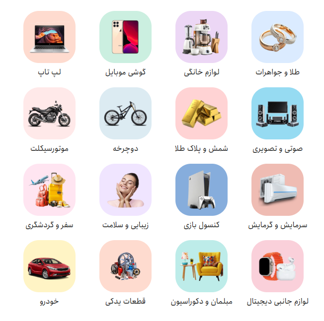 با وام خرید کالا چی میشه خرید؟