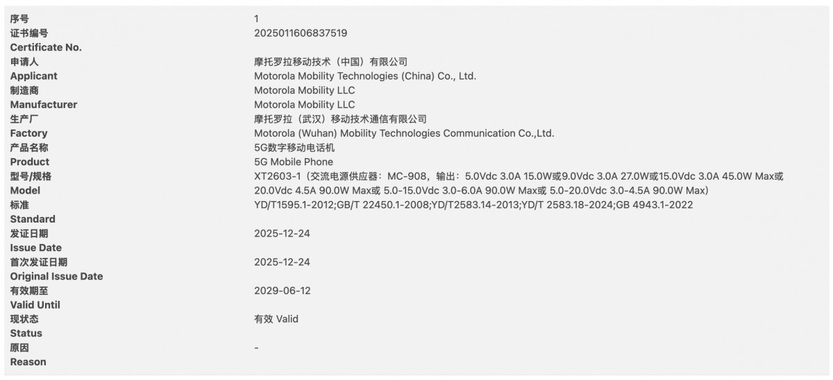 موتورولا Moto X70 Air Pro