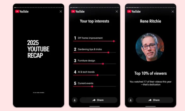 یوتیوب ریکپ