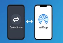 سازگاری Quick Share با AirDrop