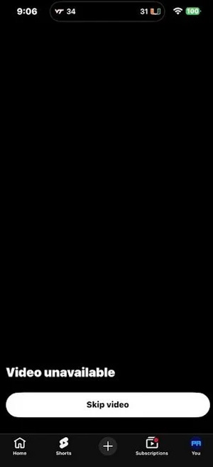 اختلال یوتیوب