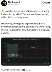 قطعی اینترنت