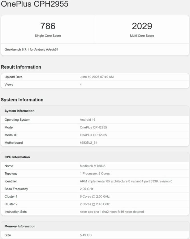 OnePlus N6